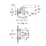 GROHE Swift Hamam kranı