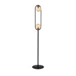 AVONNİ Metal Qara Boyalı Lampa