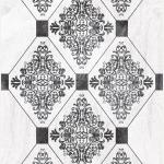 Alyans Black fon dekoru 30x60