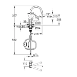 GROHE Startedge Spiralli Məxtəb kranı