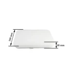 MODELIGHT 24 W kvadrat LED tavan armaturu – ağ işıq